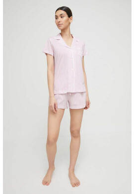 Lauren Ralph Lauren Пижама дамска в розово - Pepit.bg