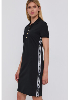 Lauren Ralph Lauren Рокля в сиво дълъг модел разкроен модел - Pepit.bg