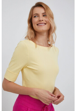 Lauren Ralph Lauren Тениска в жълто - Pepit.bg