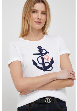 Lauren Ralph Lauren Тениска в бяло - Pepit.bg