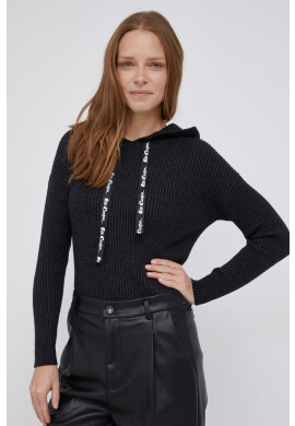 Lee Cooper Пуловер дамски в черно - Pepit.bg
