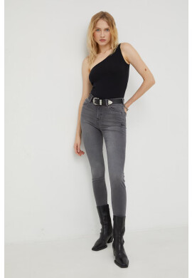 Lee Дънки Scarlett High Storm Grey с висока талия - Pepit.bg
