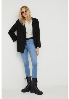 Lee Дънки Scarlett High Zip Partly Cloudy с висока талия - Pepit.bg
