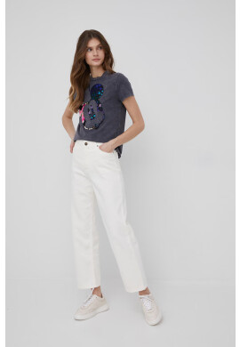 Lee Дънки Wide Leg Long White - Pepit.bg
