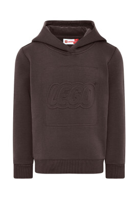 Lego Детски суичър Wear в кафяво с качулка с апликация - Pepit.bg