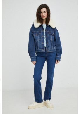 Levi's Дънково яке с вълна в тъмносиньо преходен модел - Pepit.bg