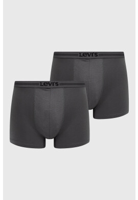 Levi's Боксерки (2-pack) мъжки в сиво - Pepit.bg