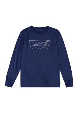Levi's Детска блуза с дълги ръкави в тъмносиньо с принт - Pepit.bg