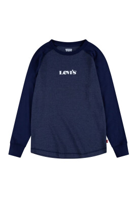 Levi's Детска блуза с дълги ръкави в тъмносиньо с принт - Pepit.bg