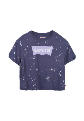 Levi's Детска памучна тениска в тъмносиньо - Pepit.bg