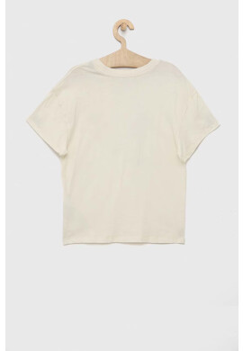 Levi's Детска памучна тениска в бежово - Pepit.bg