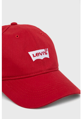 Levi's Детска шапка в червено с апликация - Pepit.bg