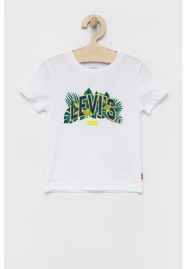 Levi's Детска тениска в бяло с принт - Pepit.bg