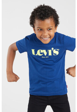Levi's Детска тениска в тъмносиньо с принт - Pepit.bg