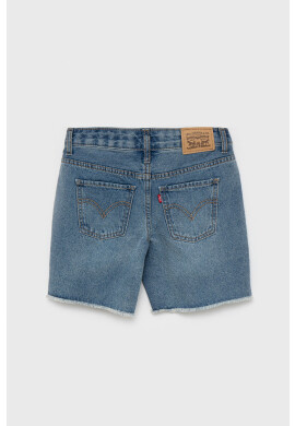 Levi's Детски дънков къс панталон с апликация с регулируема талия - Pepit.bg