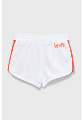 Levi's Детски къси панталони в бяло с апликация - Pepit.bg