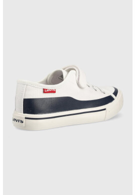 Levi's Детски ниски кецове в бяло - Pepit.bg