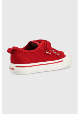 Levi's Детски ниски кецове в червено - Pepit.bg