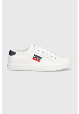 Levi's Детски ниски кецове в бяло - Pepit.bg