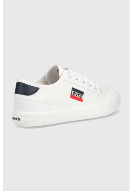Levi's Детски ниски кецове в бяло - Pepit.bg
