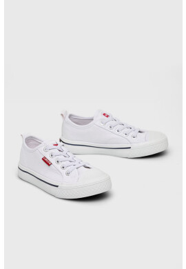 Levi's Детски ниски кецове в бяло - Pepit.bg