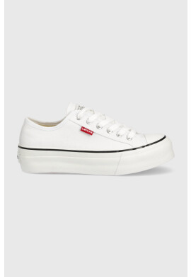 Levi's Детски ниски кецове в бяло - Pepit.bg