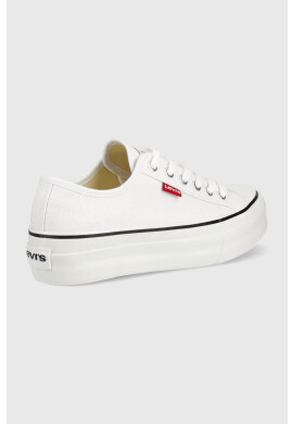 Levi's Детски ниски кецове в бяло - Pepit.bg