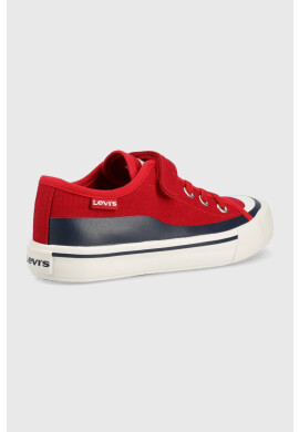 Levi's Детски ниски кецове в червено - Pepit.bg