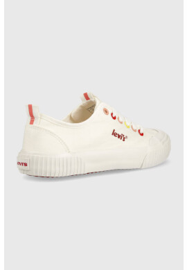 Levi's Детски ниски кецове в бяло - Pepit.bg