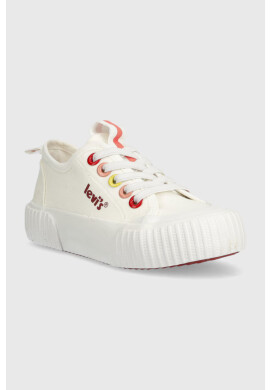 Levi's Детски ниски кецове в бяло - Pepit.bg