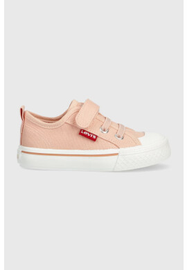 Levi's Детски ниски кецове в оранжево - Pepit.bg