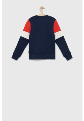 Levi's Детски суичър в тъмносиньо с десен - Pepit.bg
