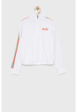 Levi's Детски суичър в бяло с принт - Pepit.bg