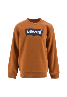 Levi's Детски суичър в кафяво с принт - Pepit.bg