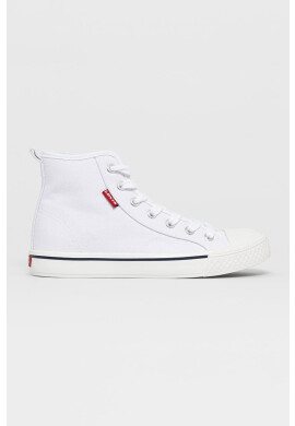 Levi's Детски високи кецове в бяло - Pepit.bg