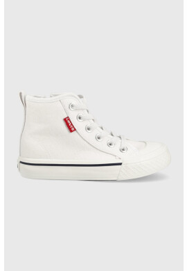 Levi's Детски високи кецове в бяло - Pepit.bg