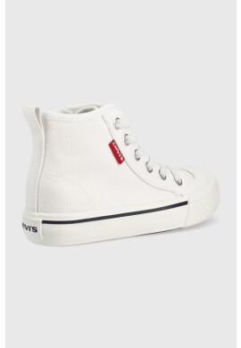 Levi's Детски високи кецове в бяло - Pepit.bg
