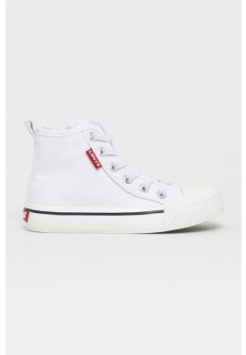 Levi's Детски високи кецове в бяло - Pepit.bg