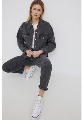 Levi's Дънки 501 Crop дамски с висока талия - Pepit.bg