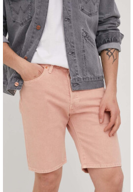 Levi's Дънкови къси панталони мъжко в розово - Pepit.bg