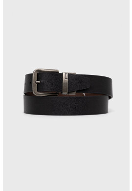 Levi's Колан с две лица мъжки в черно - Pepit.bg
