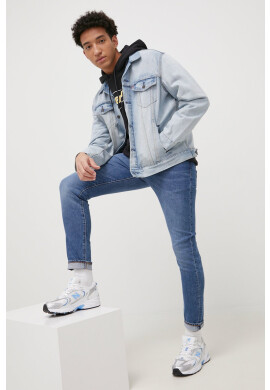 Levi's Памучен суичър в бордо с изчистен дизайн - Pepit.bg