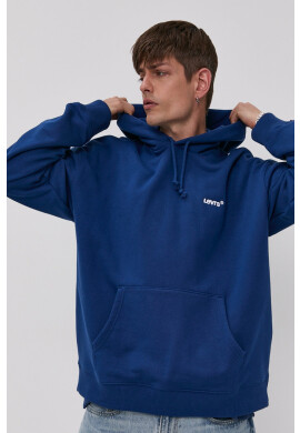 Levi's Памучен суичър мъжка в бяло с принт - Pepit.bg