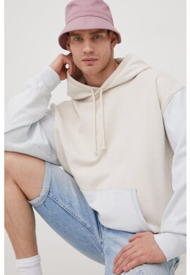 Levi's Памучен суичър Wltrd в бежово с десен - Pepit.bg