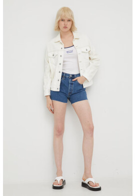 Levi's Памучен топ в бяло - Pepit.bg