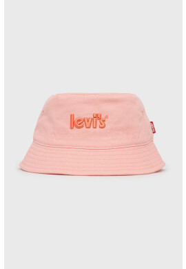 Levi's Памучна капела в розово от памук - Pepit.bg