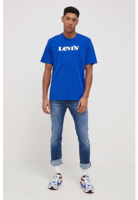 Levi's Памучна тениска с изчистен дизайн - Pepit.bg