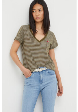 Levi's Памучна тениска в бяло - Pepit.bg