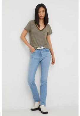 Levi's Памучна тениска в бяло - Pepit.bg