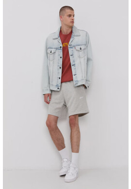 Levi's Памучна тениска в червено с принт - Pepit.bg